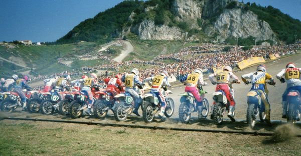 San Marinon GP-250 1987 1-erän startti
